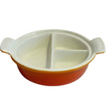 Load image into Gallery viewer, Descoware Enamel Cast Iron Divided Lidded Baking Dish
